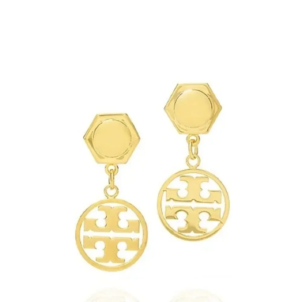 Tory Burch Tory’s Touch GoldDrop Earrings